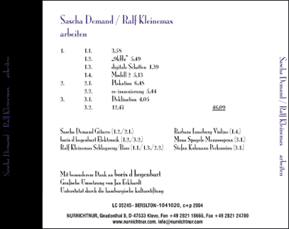 Demand / Kleinemas